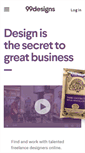 Mobile Screenshot of 99designs.com